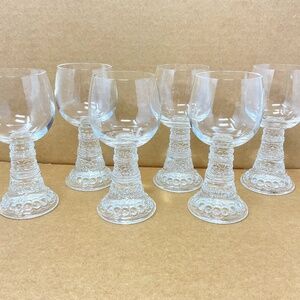 6 Rosenthal Bacchus Wine glass designed by Thomas.